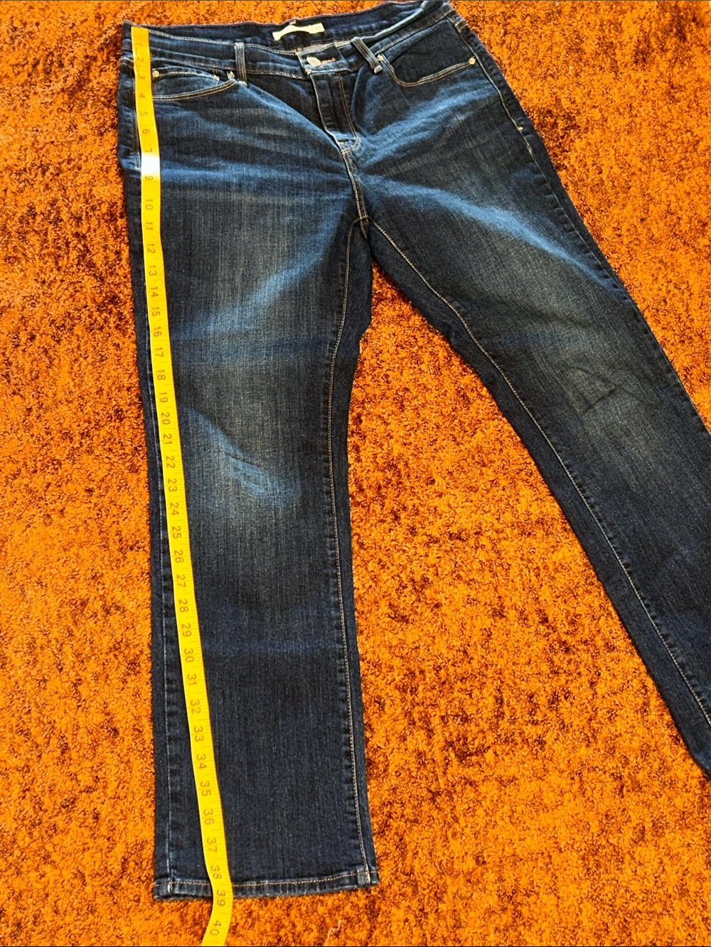 Levi's Women's Indigo Straight-Leg Jeans - Picture 3 of 9